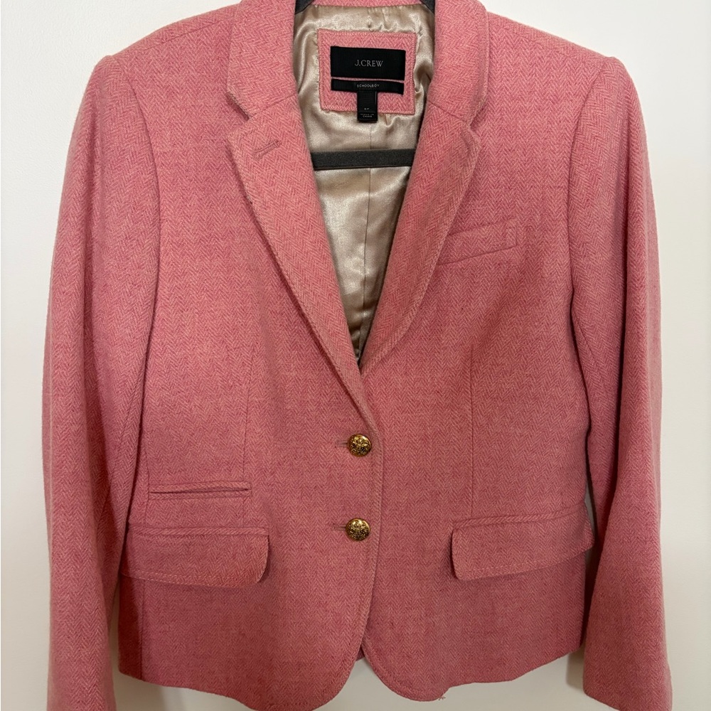 J. Crew Women's Rose Blazer with Gold Buttons